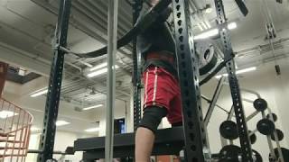 Ass Blaster 3000 Rack Pulls [] 425 + 103 bands harness front squat