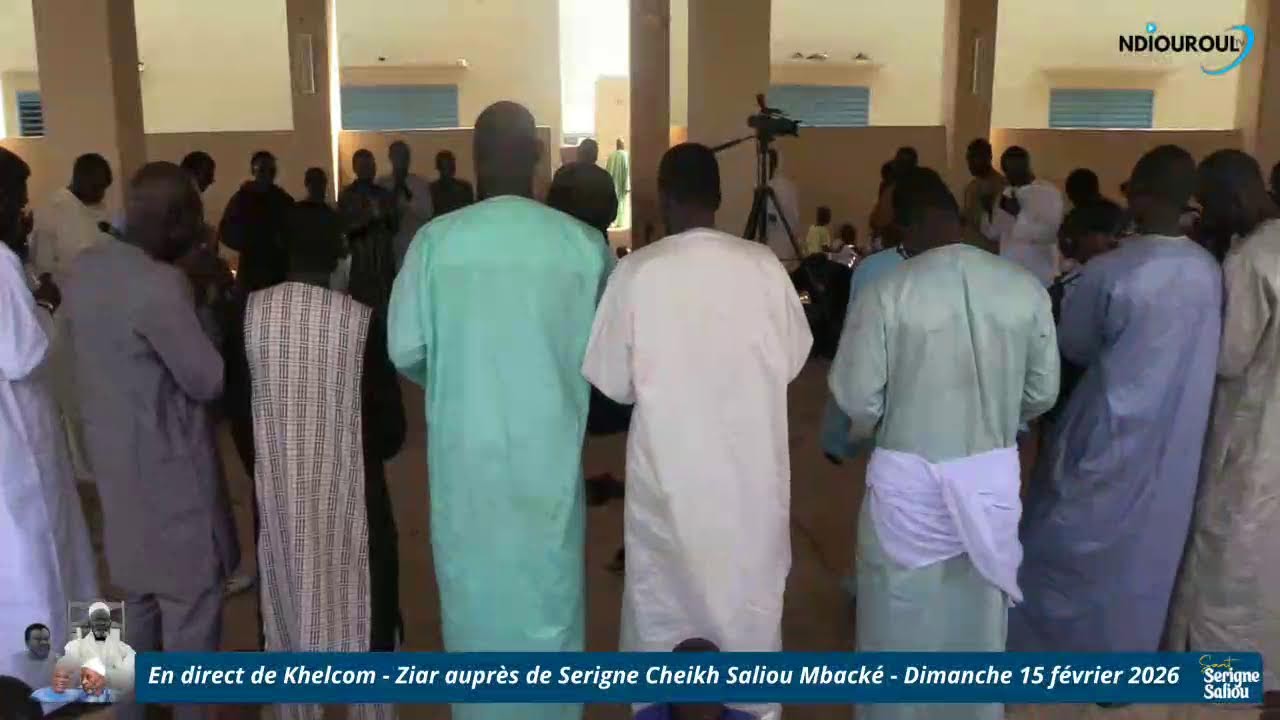 En direct de khelcom -Ziar auprès de Serigne Cheikh Saliou Mbacke- Dimanche 15 f