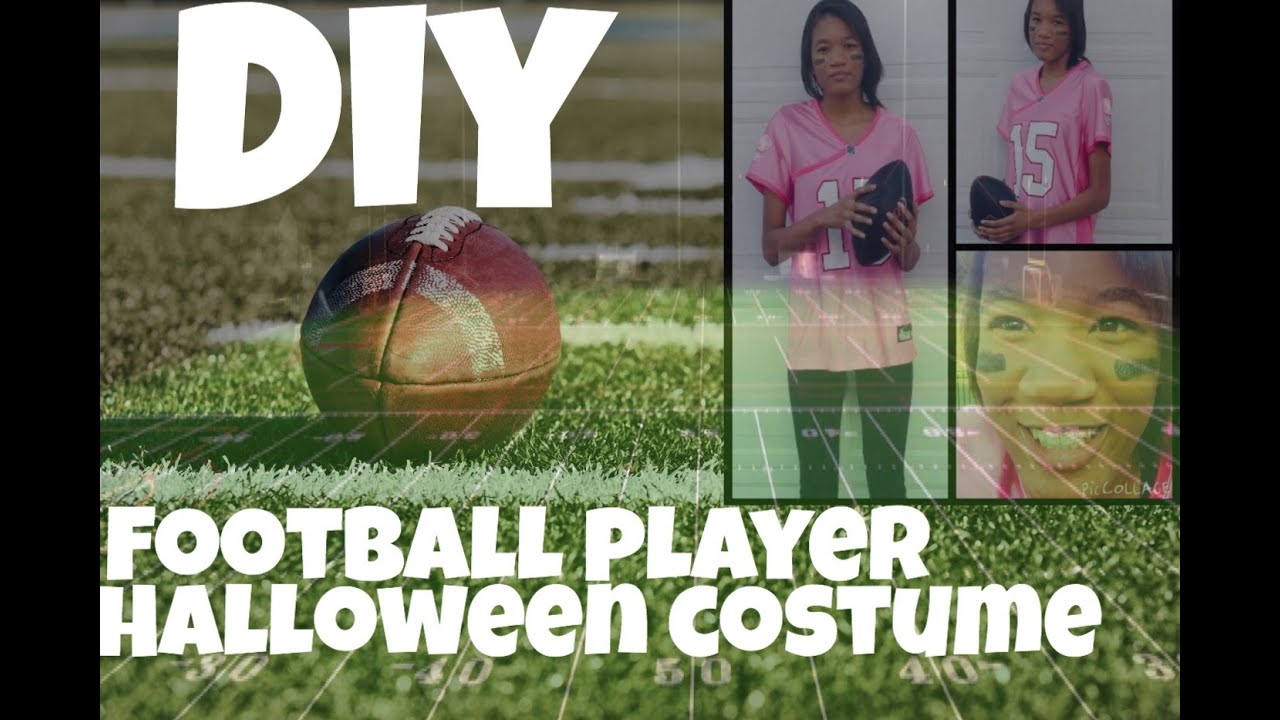 DIY Football Players Halloween Costume - YouTube
