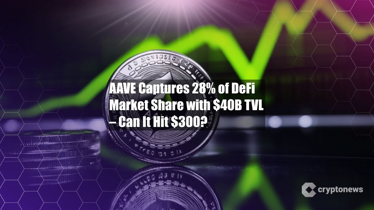 AAVE Captures 28% of DeFi Market Share with $40B TVL – Can It Hit - YouTube