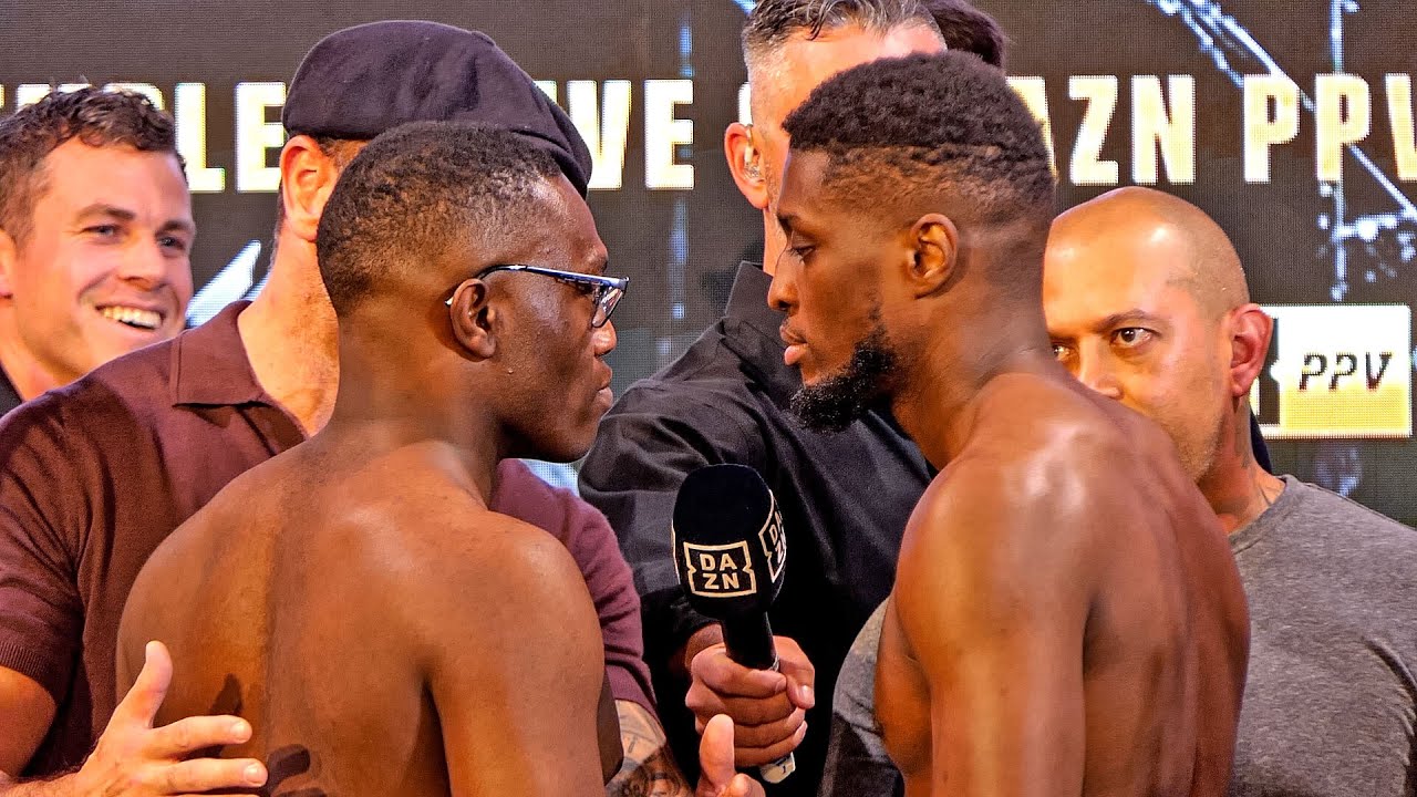 Deji vs Swarmz • FULL WEIGH IN and FACE OFF • Misfits Boxing and DAZN