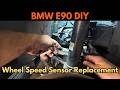 BMW E90 DIY Wheel Speed Sensor Replacement (Fixed 9 Error Codes & Misfires!)