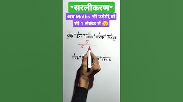 Simplification tricks and Shortcut | सिर्फ 1 सेकंड में | #Mathstrick  #shorts