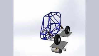 MECH 4250 : Camber Angle Analysis Animation - SolidWorks Motion Analysis