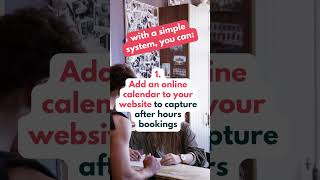 40% of customer bookings happen after hours but you don't have to miss them! #AIReceptionist #shorts