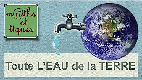 Quel est le volume d'eau douce disponible sur terre ?