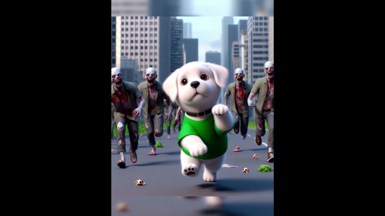 Cute Strong Dog Vs Zombies #funny #shorts #edit #viralvideo #dog #trending #reels #cute #cat #baby