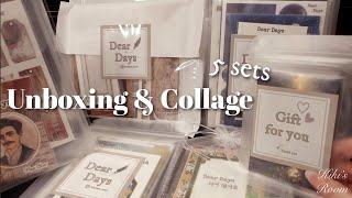 Sub) 5種類のセットを開封+1 Collage,Unboxing 5 sets of collage