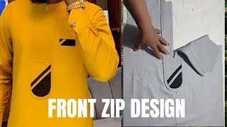 How to Make this designed Men Senator with front ZIP