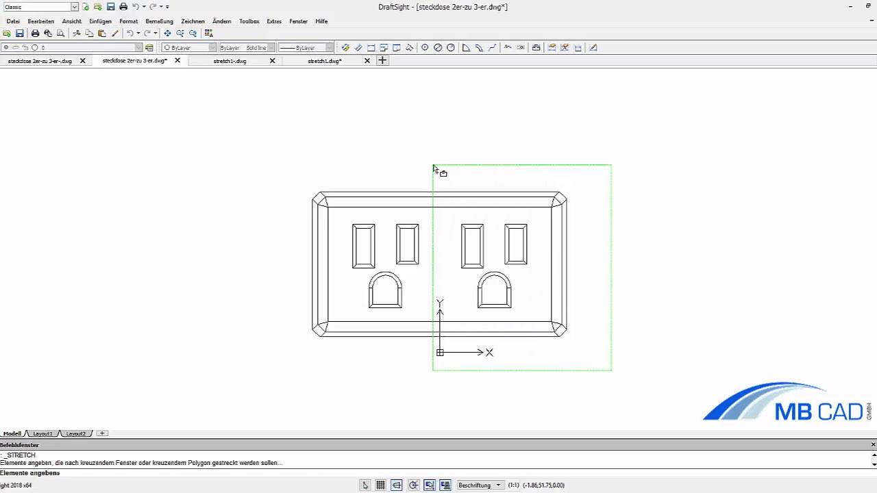 DraftSight Video Tutorial - Strecken - YouTube