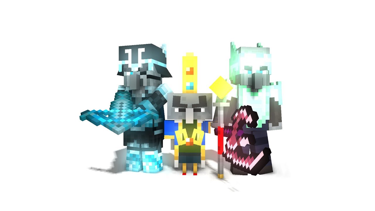 Illager leader animation montage :Everybody wants to rule the world