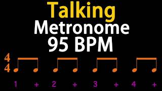 95bpm Talking Metronome eighth Note 