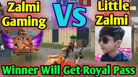 Zalmi Gaming Vs Little Zalmi | TDM 1v1 | Winner Will Get Royal pass | Zalmi Gaming PUBG Mobile
