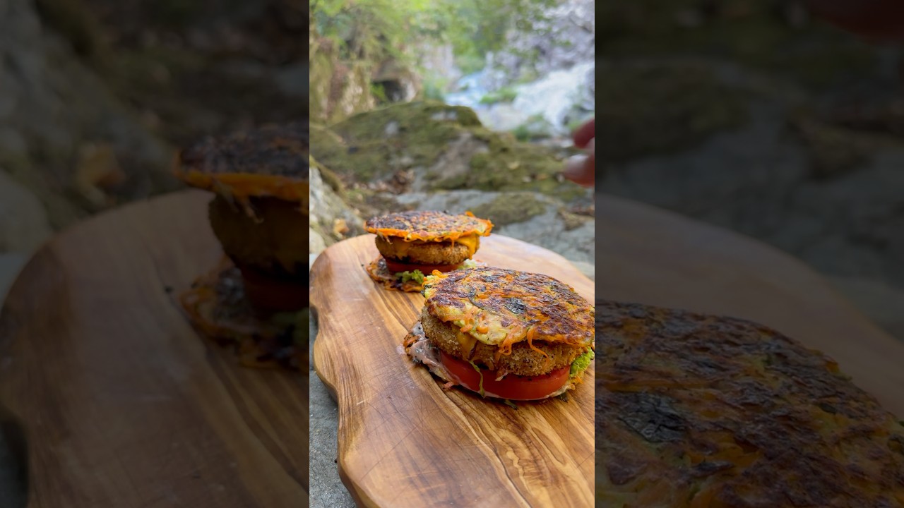 Mısır Gevrekli Çıtır Tavuk Burger 🐔 - healthy crispy chicken burger