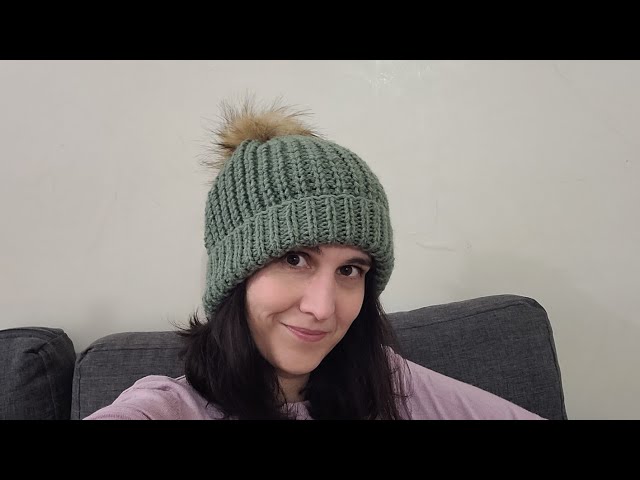 Nouveau Bonnet En Tricot Pour Femme Avec Large Bord Pour L'automne Et  L'hiver, Gris