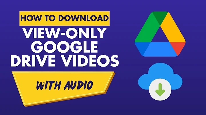 How to Download View Only Video from Google Drive (2025 Method)