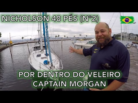 Por dentro do Veleiro Camper & Nicholsons 48 pés. Vida a bordo no Veleiro Captain Morgan