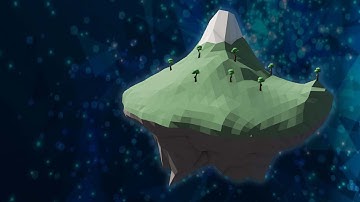 Timelapse | Low Poly Floating Island (product)