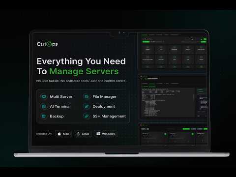 CtrlOps: Manage All Your Linux Servers From One App (No Command Line)