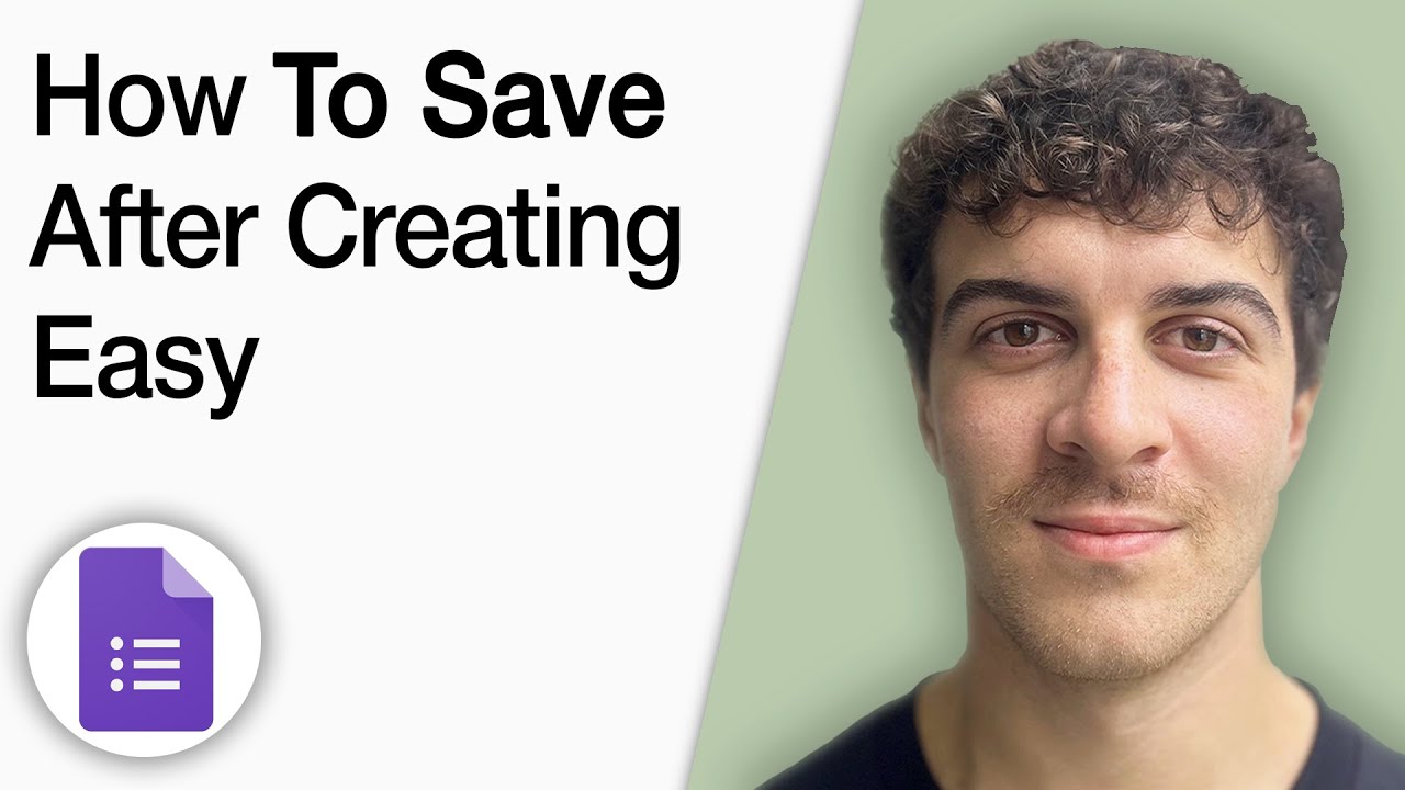 How to Save Google Forms After Creating Easy! [2025 Full Guide] - YouTube