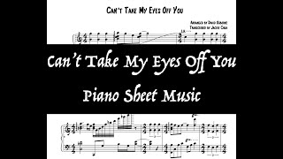 Can't Take My Eyes Off You (Piano) - David Osborne