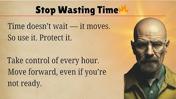 Stop Wasting Time: 12 Rules That Change Everything 🔥 | English Listening Practice #english