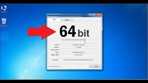 how to check processor Type is 32 bit or 64 bit in Windows 7/XP ? [Urdu/Hindi]
