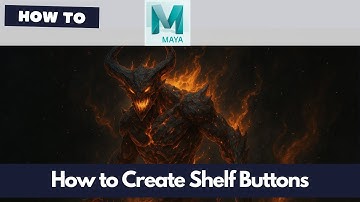 How to Create Shelf Buttons in Maya - Learn Maya for Blender Artists (or Anyone) Series