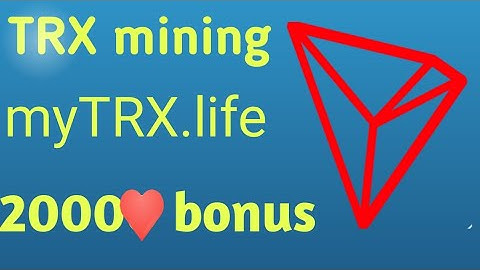 Best Free Tron (TRX) Mining | Latest Free Cloud Mining Sites in 2022 (Website Links) Full Review.