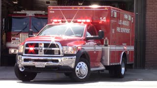 LAFD Rescue 14 (Reserve) Responding & Transporting