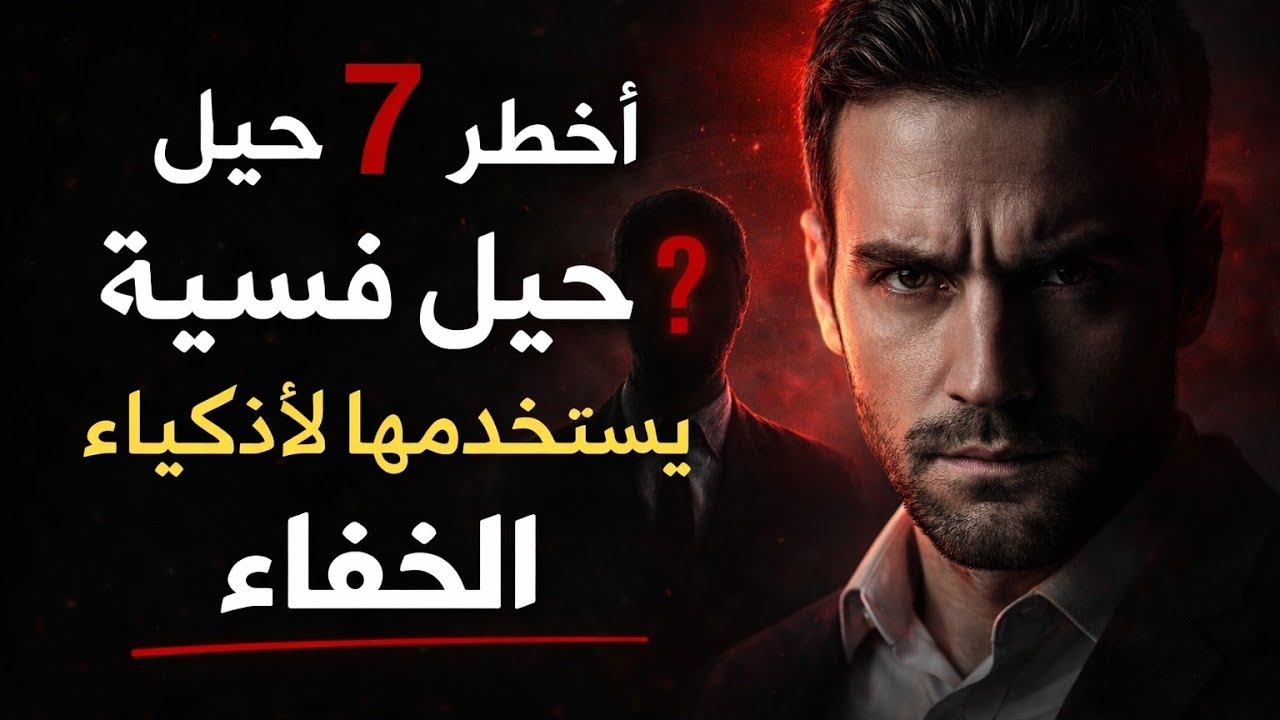 أخطر 7 حيل نفسية يستخدمها الأذكياء في الخفاء 🔥