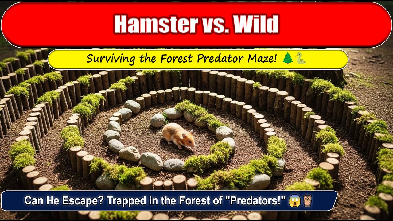 Hamster vs. Wild: Surviving the Forest Predator Maze! 🌲🐍