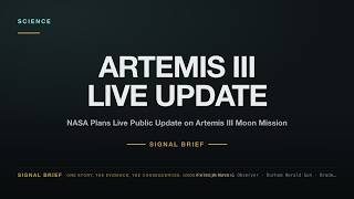 NASA Plans Live Public Update on Artemis III Moon Mission
