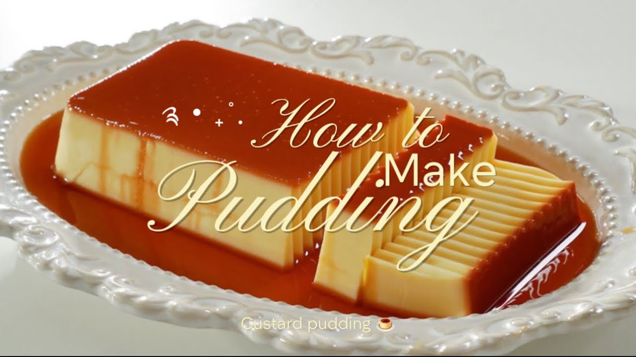 How to make custard pudding ୧ ‧₊˚ 🍮 ⋅ - YouTube
