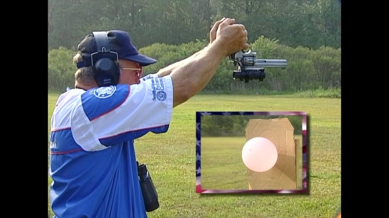 Impossible Shots Classic: Jerry Miculek: Upside down .22