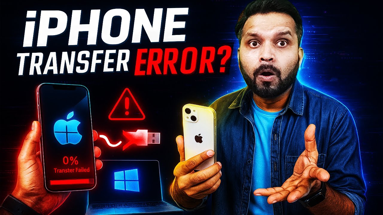 iPhone to Windows PC Transfer Failed? 😡🔥 Fix These Errors NOW! - YouTube