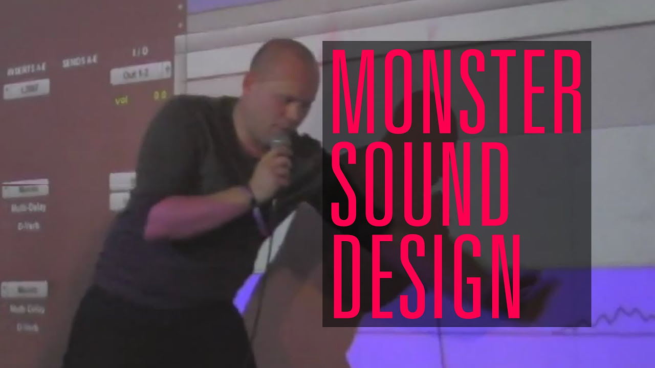 Joonas Turner Making sounds for MONSTERS   A MAZE  Berlin 2015