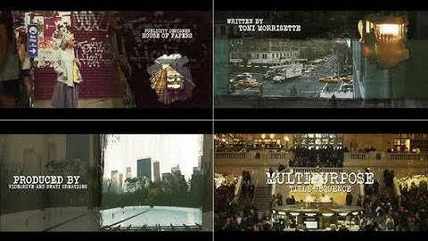 Multipurpose Title Sequence (After Effects template)