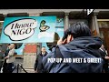 Vlogging outside the I KNOW NIGO x Victor Victor x Shopify pop-up in Soho NYC!