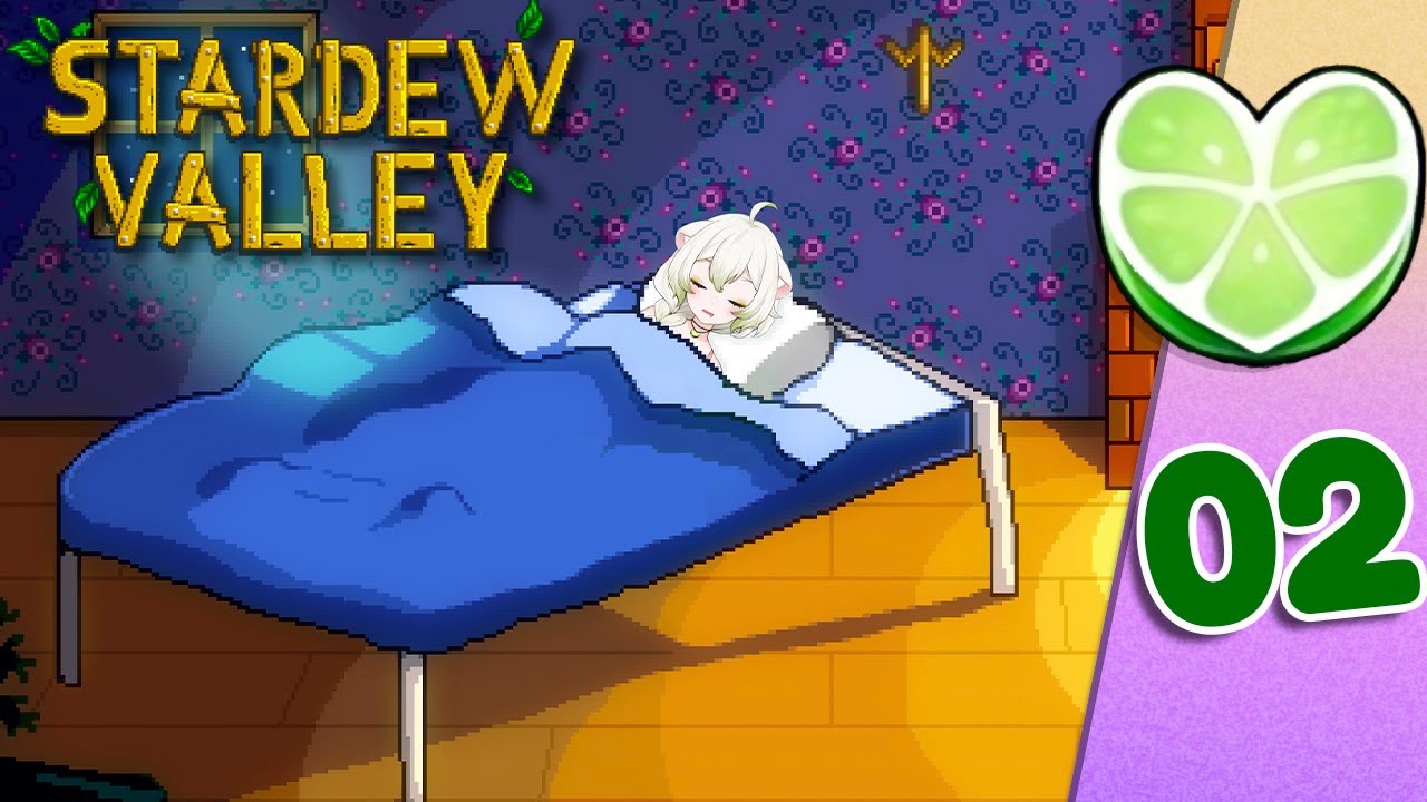 5 hours of Ferret Vtuber Farming to Fall Asleep to ~ Laimu Plays Stardew Valley