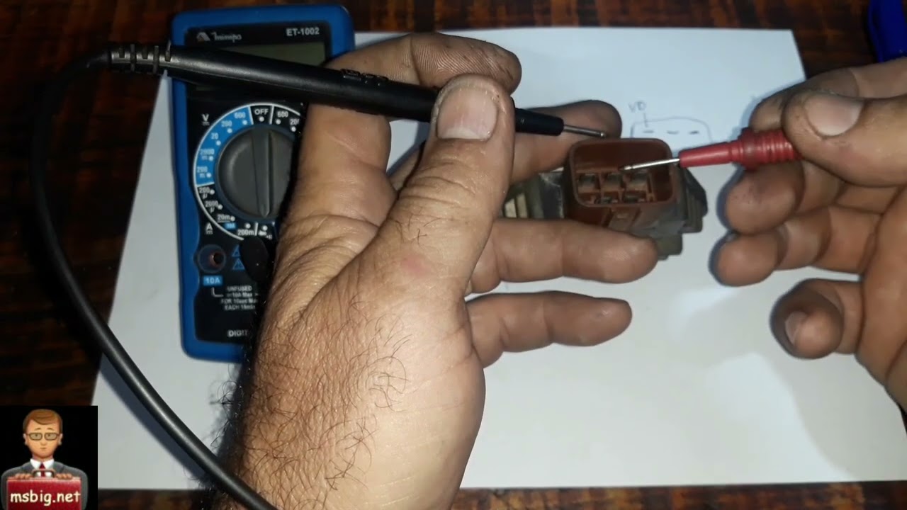 Como descobrir o local do fio em qualquer Regulador retificador trifásico 5 pinos