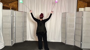 Poi Int Follow the Flow Choreography 20251202 Pt1 #PoiSpinning #PoiDance #FlowArts #PoiTutorial 