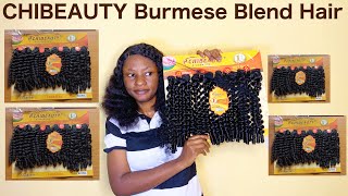 Affordable Burmese Curls Packet Hair| CHIBEAUTY Packet Blend Hair Review