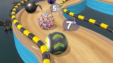 Going Balls - Epic Race Levels Gameplay! Android IOS Free Game!