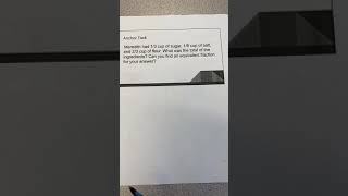 Adding fractions word problems
