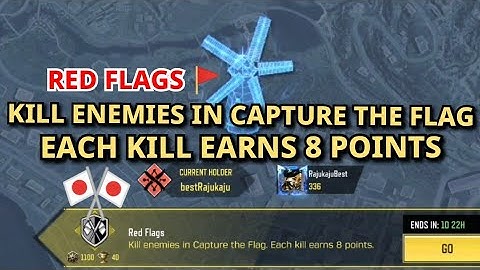 Kill Enemies in Capture the Flag Each kill earns 8 points Call Of Duty Mobile
