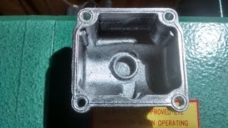 Making a Cast Aluminium Carburetor Float Bowl