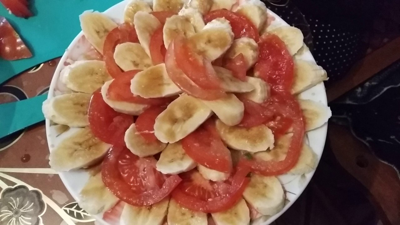 ⁣Очень вкусная закуска из помидоров с бананами!EDILKA. Домашняя кухня - рецепты на каждый день.