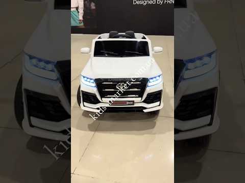 Детский электромобиль джип Toyota Land Cruiser Bambi M 6138EBLR, 2×35W, 12V7Ah, EVA‑колёса, пульт ДУ 2.4G, видео 2