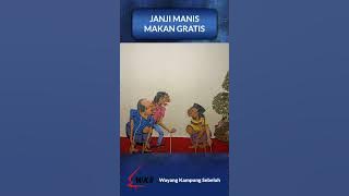 JANJI MANIS MAKAN GRATIS || WAYANG KAMPUNG SEBELAH